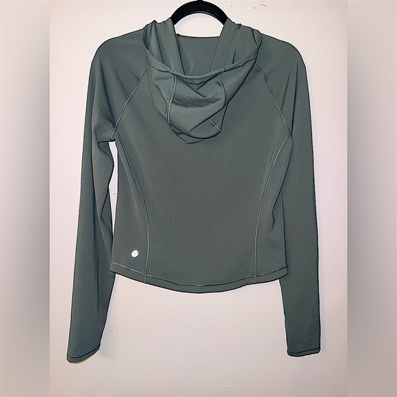 Like New! Lululemon Wunder Train Full Zip Jacket- Willow Leave- Size 10 - Picture 8 of 9